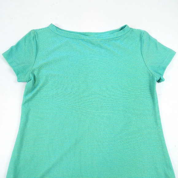 Vintage Natori Short Sleeve Laurex Jersey Midi Tunic Dress w/ High Slits Medium - Picture 4 of 9